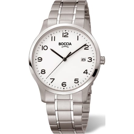 Boccia Titanium 3620.01 Heren Horloge 39 mm
