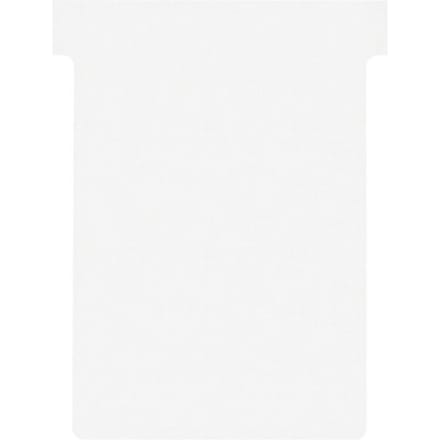 Nobo T-planbordkaarten index 3, ft 120 x 92 mm, wit