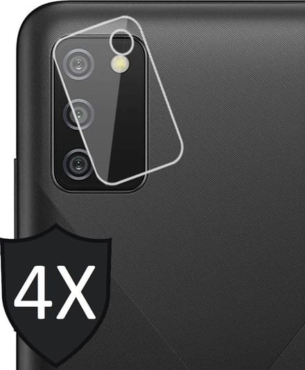 Camera Screenprotector geschikt voor Samsung A02s - 4x Screen Protector Glas