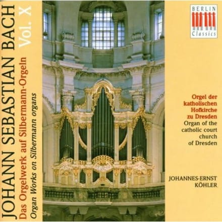 CD BACH, J.S.; KOHLER - Orgelwerken 10  0093702BC Duitsland Klassiek Gebruikt