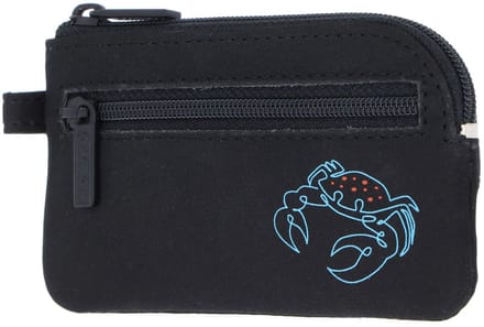 oxmox sleutelgeval New Cryptan Keyholder Crab Print Cyan Black zwart