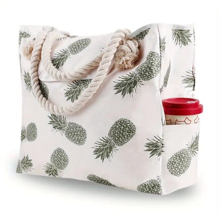 Nivard Strandtas - Ibiza - Tas - Tote Bag - Shopper - Ananas