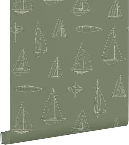 ESTAhome behang boten groen - 50 x 900 cm - 132087