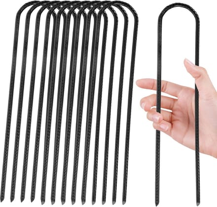 Set van 10 Stuks Verzinkte Grondankers Ø30 cm voor Trampoline en Tent