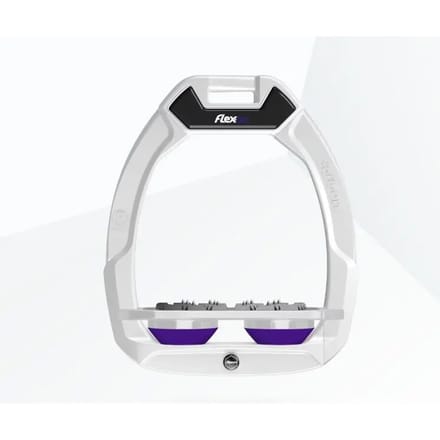 Platte Ultra Grip Veiligheidsstijgbeugels Wit/Grijs/Paarse Flex-On Safe-On