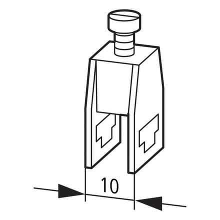 Eaton AK16 Hoofdstroomklem Max 16mm Vierkant CU 10X3mm - 079336 [50 stuks]