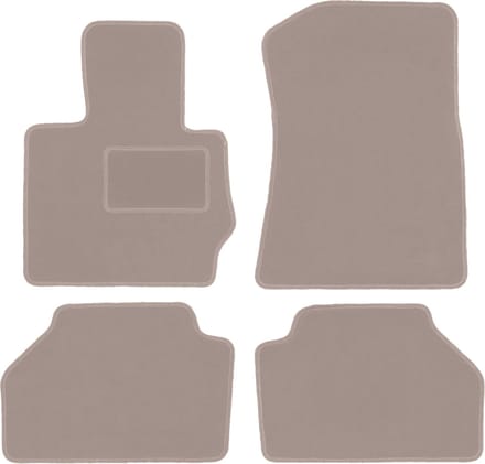 Beige veloursmatten voor: BMW X3 F25 SUV (2010-2017)