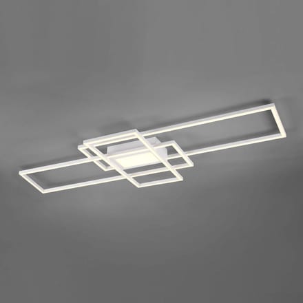 Trio Lighting LED plafondlamp Irvine 3.000-6.500 K, mat wit