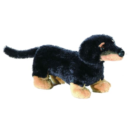 Aurora Pluche Wenen Teckel Mini Flopsie 8 black
