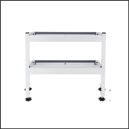 Bureauplank Met Klem 2 Laags - Opbergrek Voor Bureau - Verstelbare Clip-On Organizer - Ruimtebesparend Design - Wit