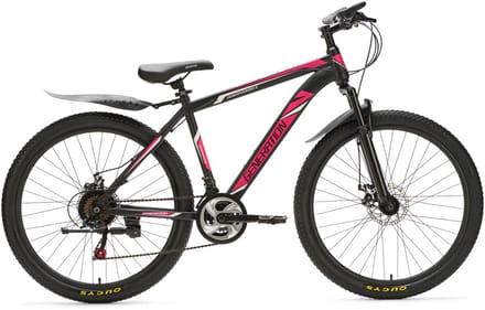 Generation Mountainbike 26 inch Roze/Zwart - Spatborden