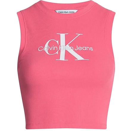 Calvin Klein tanktop met klassiek logo op de voorkant voor dames