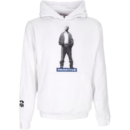 Herenhoodie Posted Hoodie X 2pac Wit