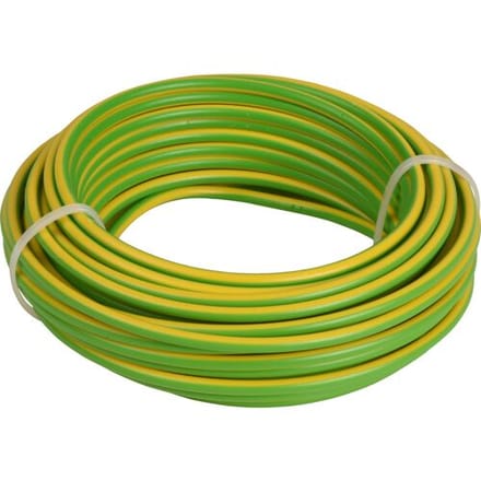 Toolstation Installatiedraad VD H07V-U 10m 2,5mm² geel/groen