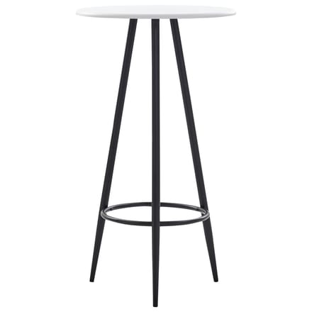 vidaXL - Bartafel - 60x107,5 - cm - MDF - wit