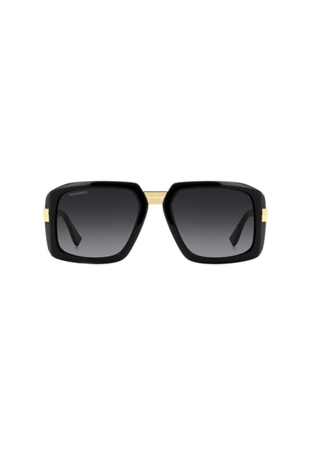 Dsquared2 D2 0178/S BLACK/GREY SHADED 57/19/145 Herrenbrillen Zonnebrillen