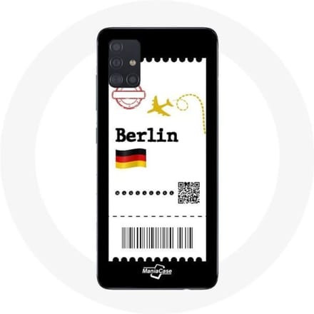 Coque Samsung Galaxy A51 Billet d'avion berlin