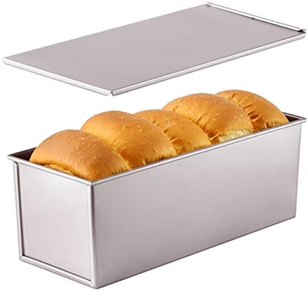 Commerciële Pullman Broodpan met Deksel - Non-Stick Rechthoekige Toast Doos voor Oven Bakken