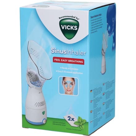 Vicks Sinus Inhaler VH200E4 + 2 mentholpads