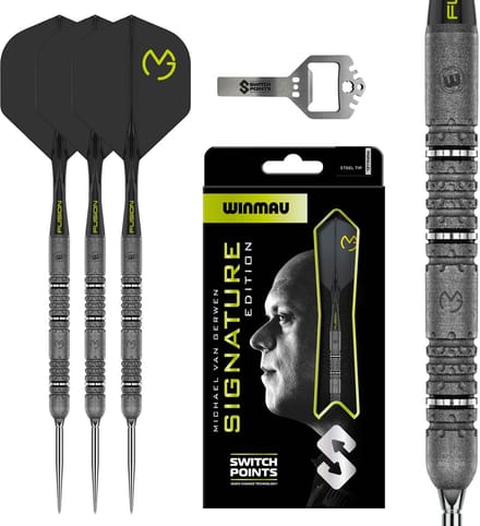 Winmau Michael van Gerwen Signature Edition Switch Point 90% - Dartpijlen