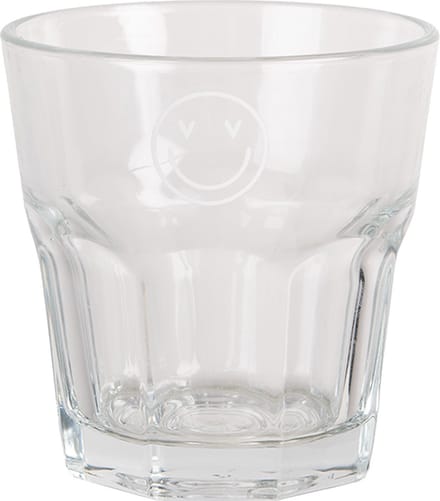 Clayre & Eef Waterglas 200 ml Transparant Glas smile