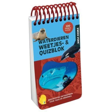 Freek Vonk Weetjes- & Quizblok - Waterdieren - Interstat