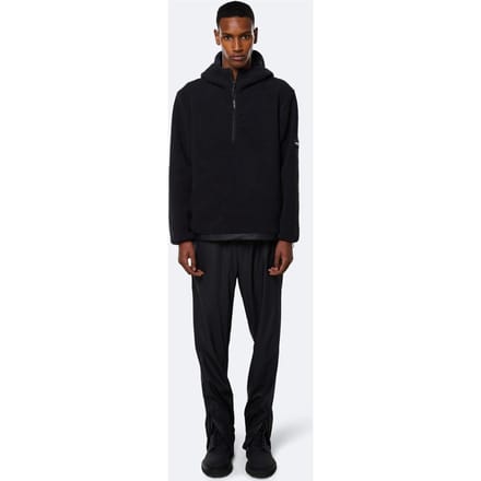 Rains - maat L/XL - Fleece Pullover Hoodie - Black - Unisex