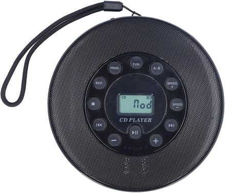 Draagbare CD Speler met Bluetooth, Ingebouwde Speaker en Oplaadbare Batterij
