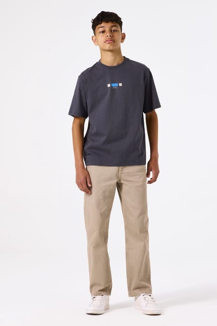 GARCIA A53710 Jongens Straight Fit Broek Bruin