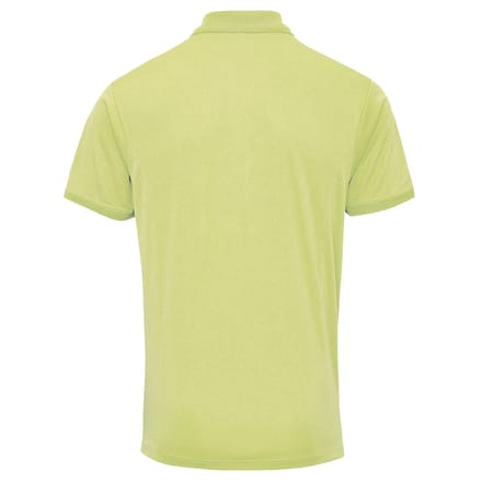 Premier Heren Coolchecker Pique korte mouw Polo T-Shirt (Kalk)