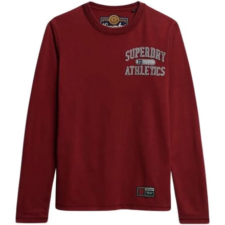 Superdry - Vintage Athletic top met lange mouwen - Heren - Tops