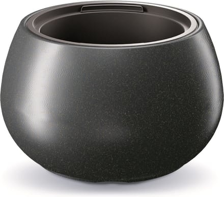 Bloemschaal Plantschaal Heos Bowl Eco Wood 37cm ANTRACIET Prosperplast