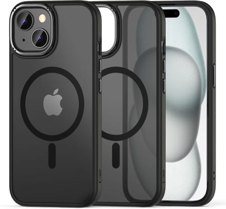 Tech-Protect - Telefoon Hoesjes Back Cover Geschikt voor iPhone 15 met MagSafe - Zwart