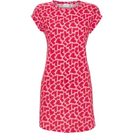 Roze hartjes nachthemd Ringella - Rood - Maat - 44