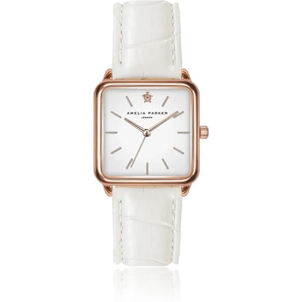Dameshorloge Amelia Parker Bay White Croco