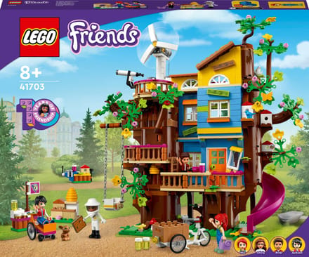 LEGO® Friends Vriendschapsboomhut 41703 bouwset; een superleuk verjaardagscadeau voor kinderen vanaf 8 jaar die om het milieu geven en van creatief en avontuurlijk speelgoed houden (1114 onderdelen)