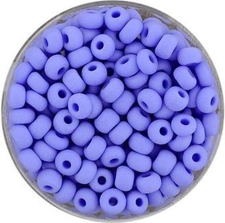 9390-054 Rocailles blauw mat 4.5mm
