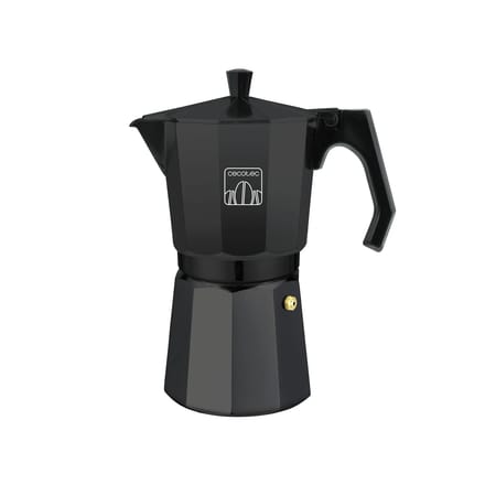 Cecotec Cafetera italiana Cafetera Italiana Cumbia Mokclassic 1200 Black