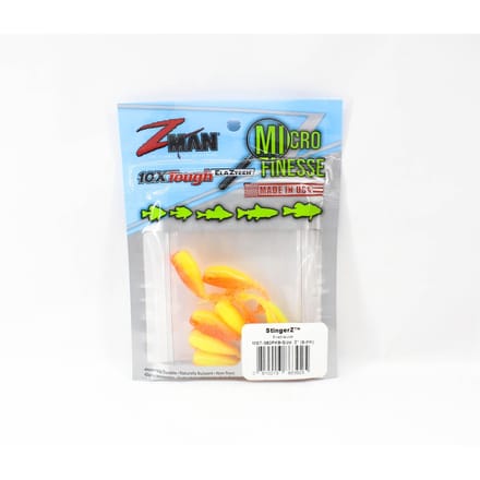 Zman zacht kunstaas StingerZ 2 Inch 8/Pack Firetreuse (3925) white