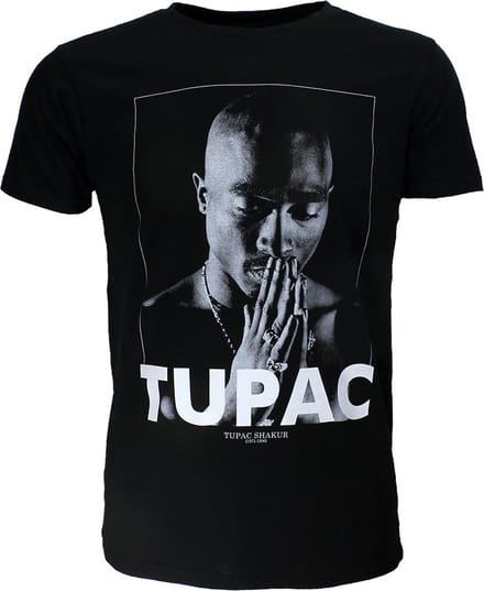 2PAC Tupac Praying T-Shirt - Officiële Merchandise - S