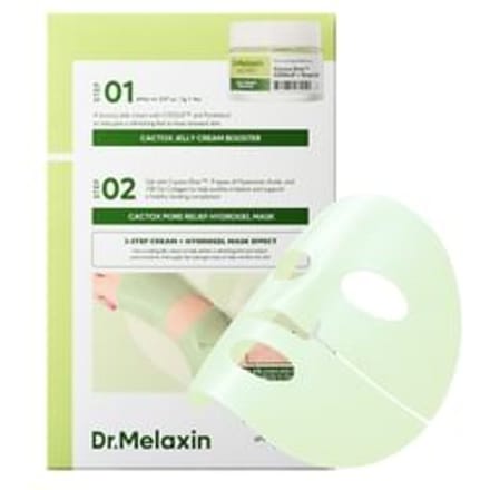 Dr.Melaxin - Cactox Jelly Cream Booster & Pore Relief Hydrogel Mask Set 4 sheets