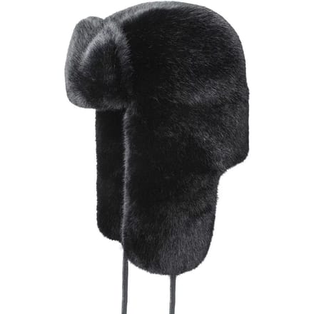Bivakmuts van imitatiebont Kangol