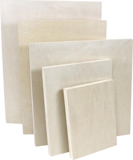 Schilderspaneel 3D - Schildersdoek hout - 30 x 40 cm - per 2 verpakt - Schilderspanelen