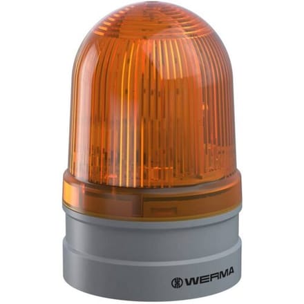Werma Signaltechnik Signaallamp Midi TwinFLASH 12/24VAC/DC YE 261.320.70 Geel Geel 12 V/DC
