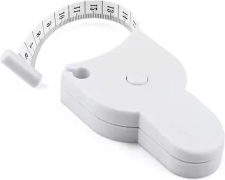 Scoby - Omvangsmeetlint - Flexibel Meetlint voor Omtrekmeting - Omtrekmeter - Tailor Measuring Tape - Wit