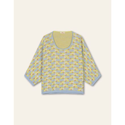 Oilily Katika Gebreide Top- maatM Cadmium Geel
