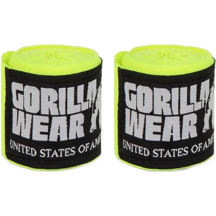 Gorilla Wear Boxing Bandage - Geel - 3m