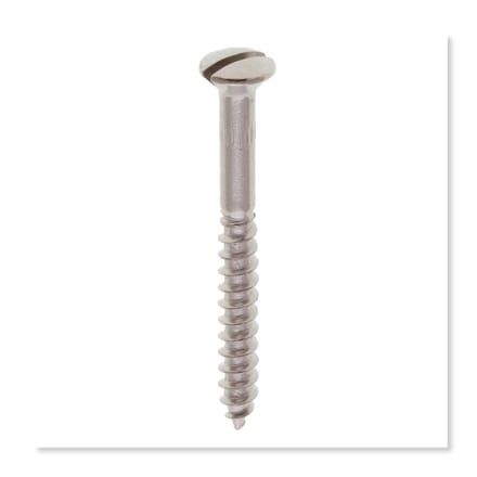 Houtschroeven.3.5 x 30mm. Lang. Lenskop. Messing-vernikkeld. 8 Stuks. DeltafiX.