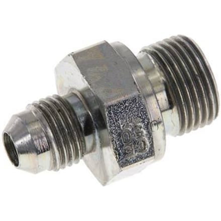 JIC  Dubbele Nippel G3/8'' X UNF 1/2''-20 Staal NBR 275bar [2 Stuks]