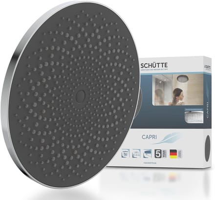 SCHÜTTE CAPRI Hoofddouche - Douchekop Rond - ø 26 cm - Chroom-Antraciet